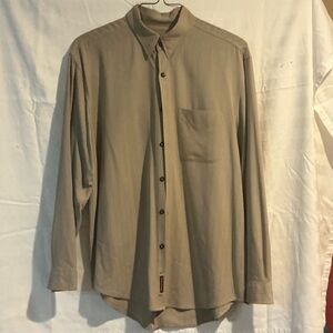 The Territory Ahead Silk Shirt in Light Brown